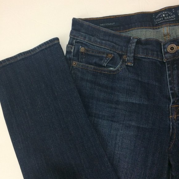 Lucky Brand Denim - Lucky Brand Dark Wash Sweet Straight Leg Jeans